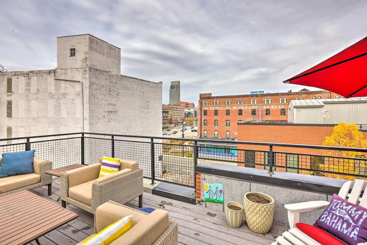 Downtown Condo With Rooftop Patio And City Views! Omaha Exteriör bild